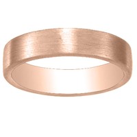 Mens wedding ring rose gold