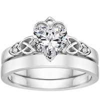 Claddagh engagement rings sets