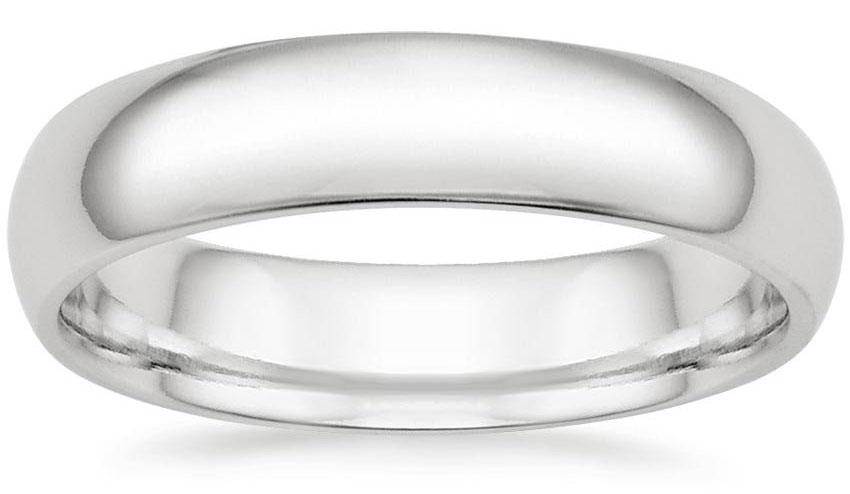 Diamond Rings Palladium Rings 3.5mm Palladium Diamond Eternity Wedding Ring  at Elma Jewellery Mobile Site