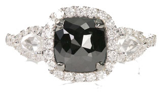 black diamond engagement rings