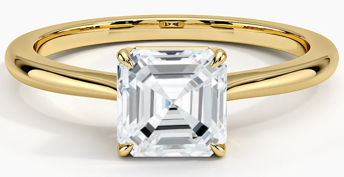 Halo Asscher Cut Engagement Ring, 2.65 Ct G VS1 GIA – Kingofjewelry.com