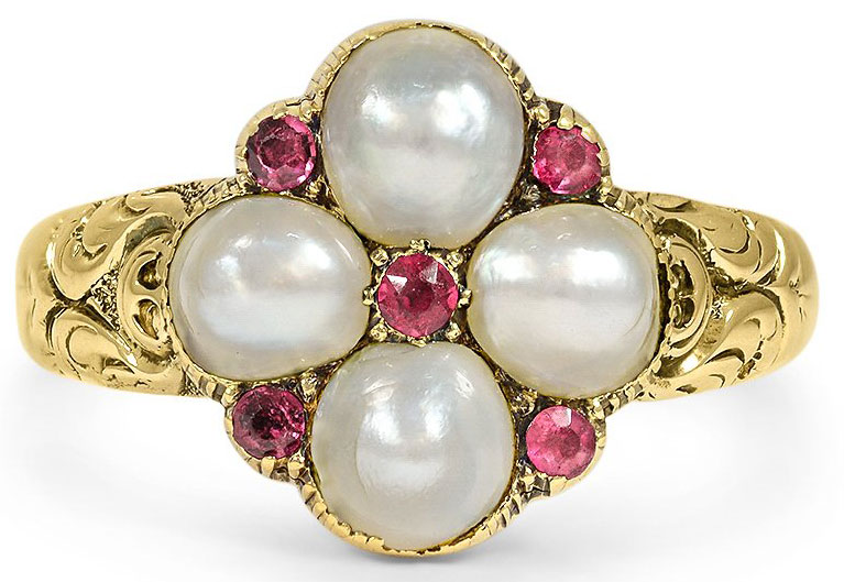 Georgian on sale style rings