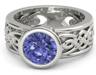 Gemvara Large Alhambra Tanzanite Platinum 2022