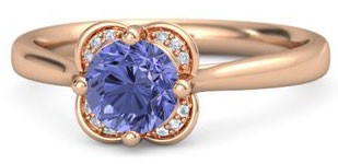 Gemvara Rosalie Tanzanite 18k Rose Gold Diamond 2022