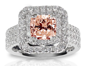 pink diamond engagement ring