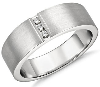 Bunz Tension Diamond Engagement Semi Mount Ring Platinum .4 ct, VS, Size  6.5