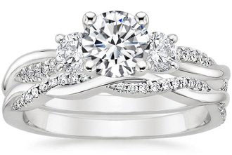 cartier wedding band and engagement ring